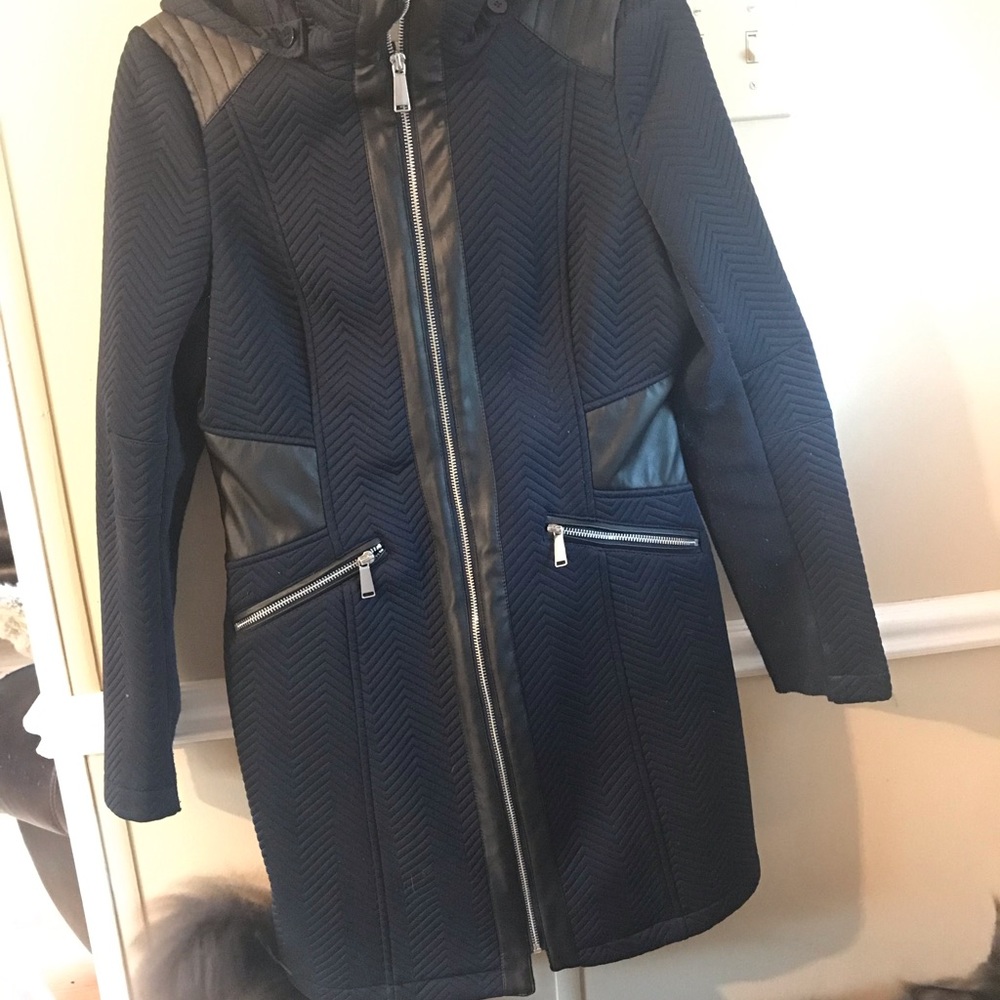 Hooded coat